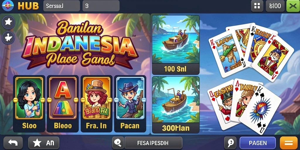 surgavip - Menunjukkan berbagai karakter yang dapat dipilih pemain.